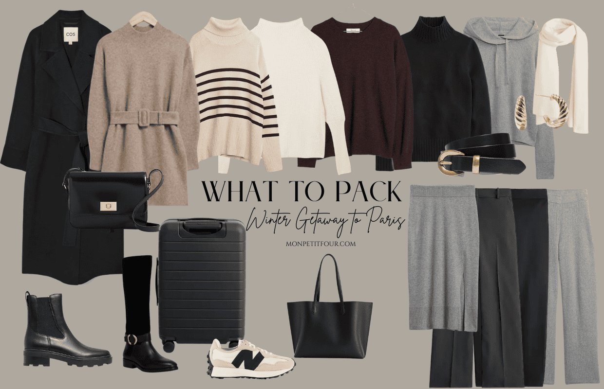 what to pack for paris in the winter - capsule wardrobe
