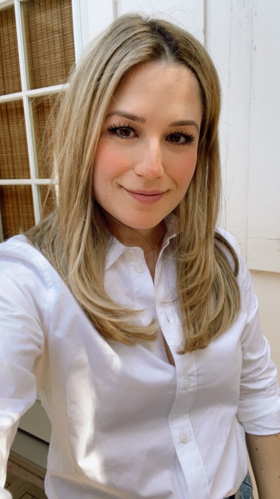 My hair before I moved to Paris