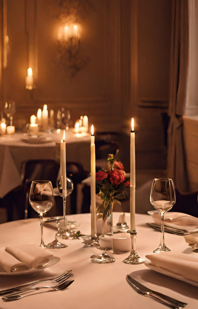 valentine's day in paris with a romantic table for two