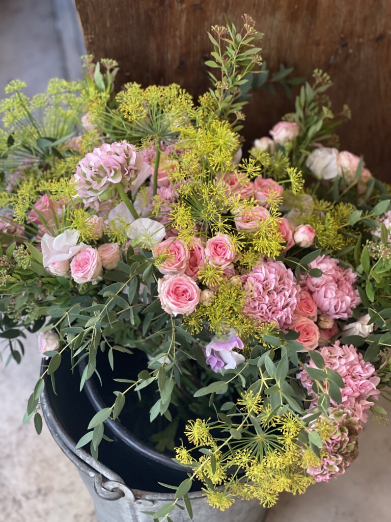 spring florals for a french brunch