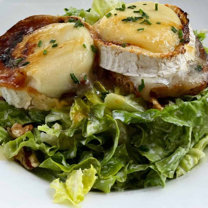 warm goat cheese salad