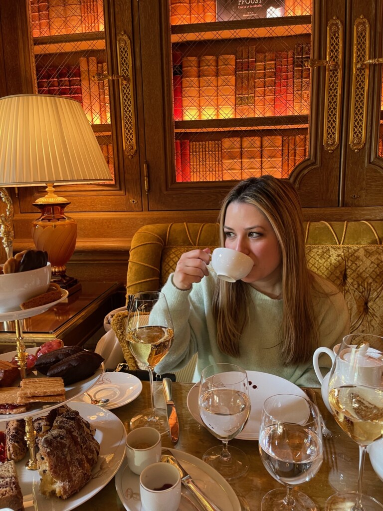 slowing down and sipping on tea