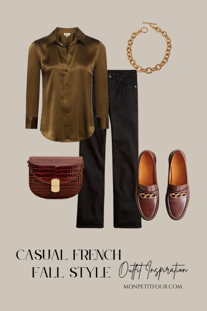 silk blouse for fall