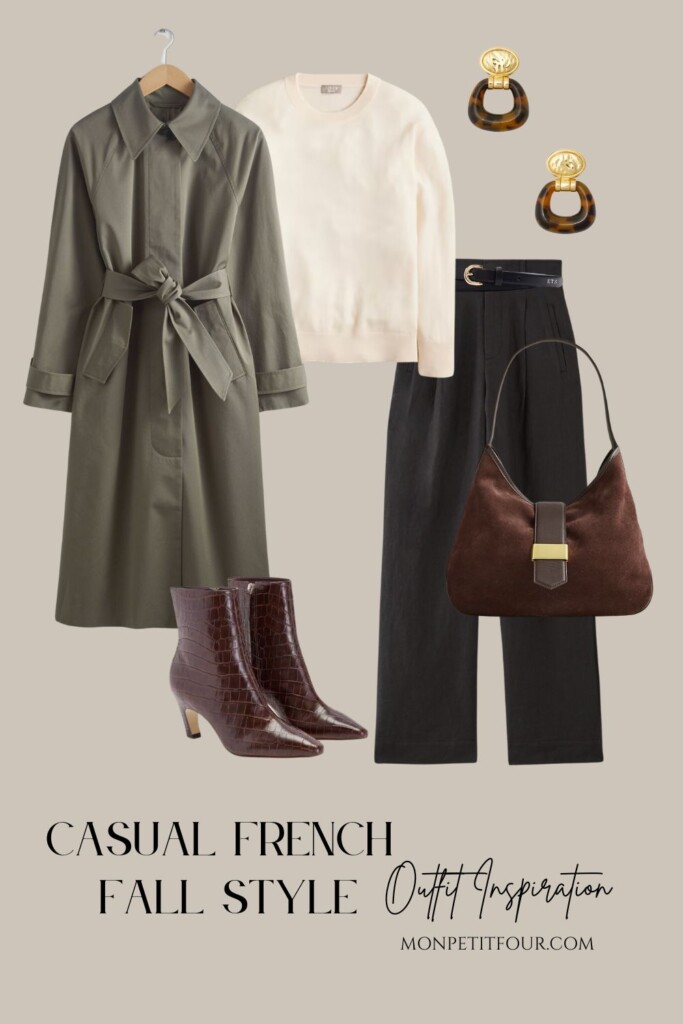 trench coat for fall outfit