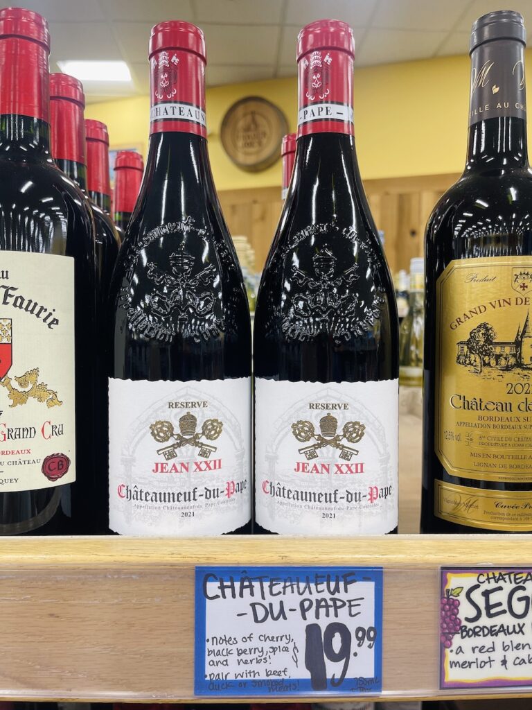chateauneuf-du-pape from trader joe's