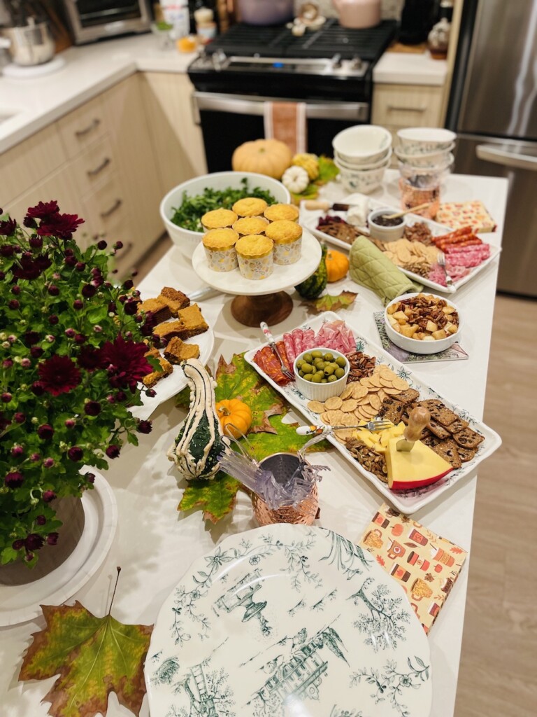 fall soirée spread