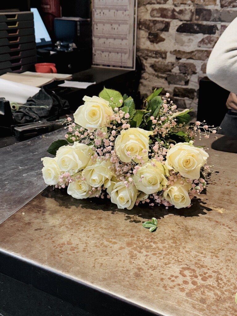 floral bouquet in paris floral shop image