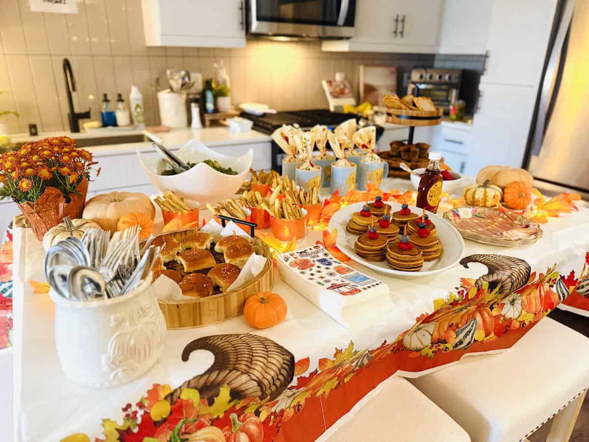 Gilmore Girls Party Brunch Spread
