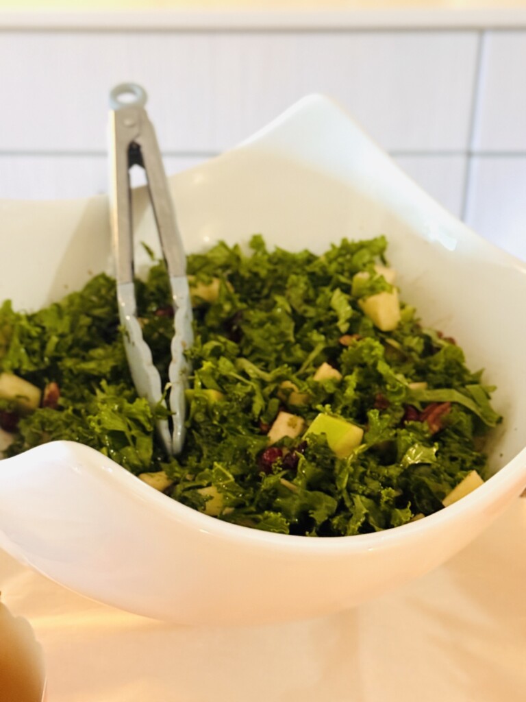 kale salad with french vinaigrette
