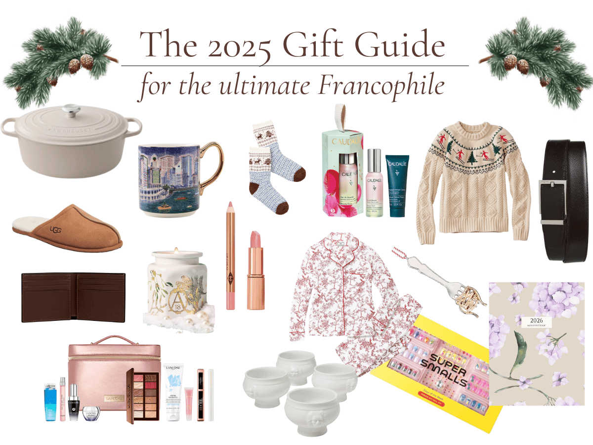 Francophile gift guide 2025 collage