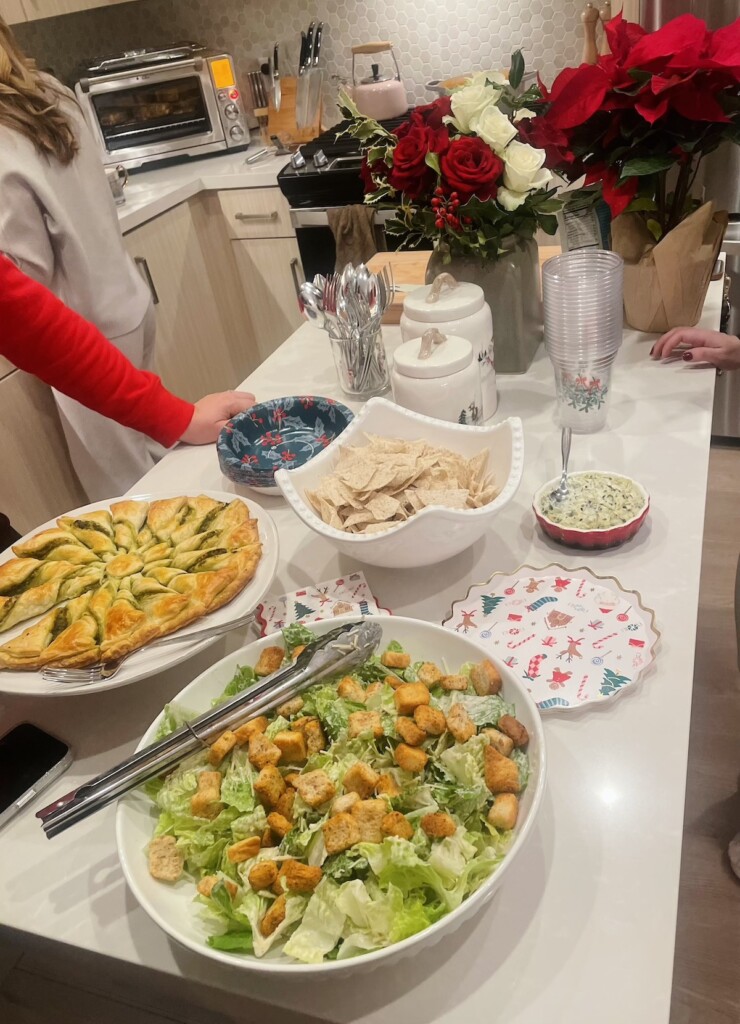 salad and appetizers